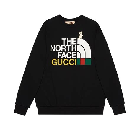 gucci the north face sweatshirt|north face and gucci collection.